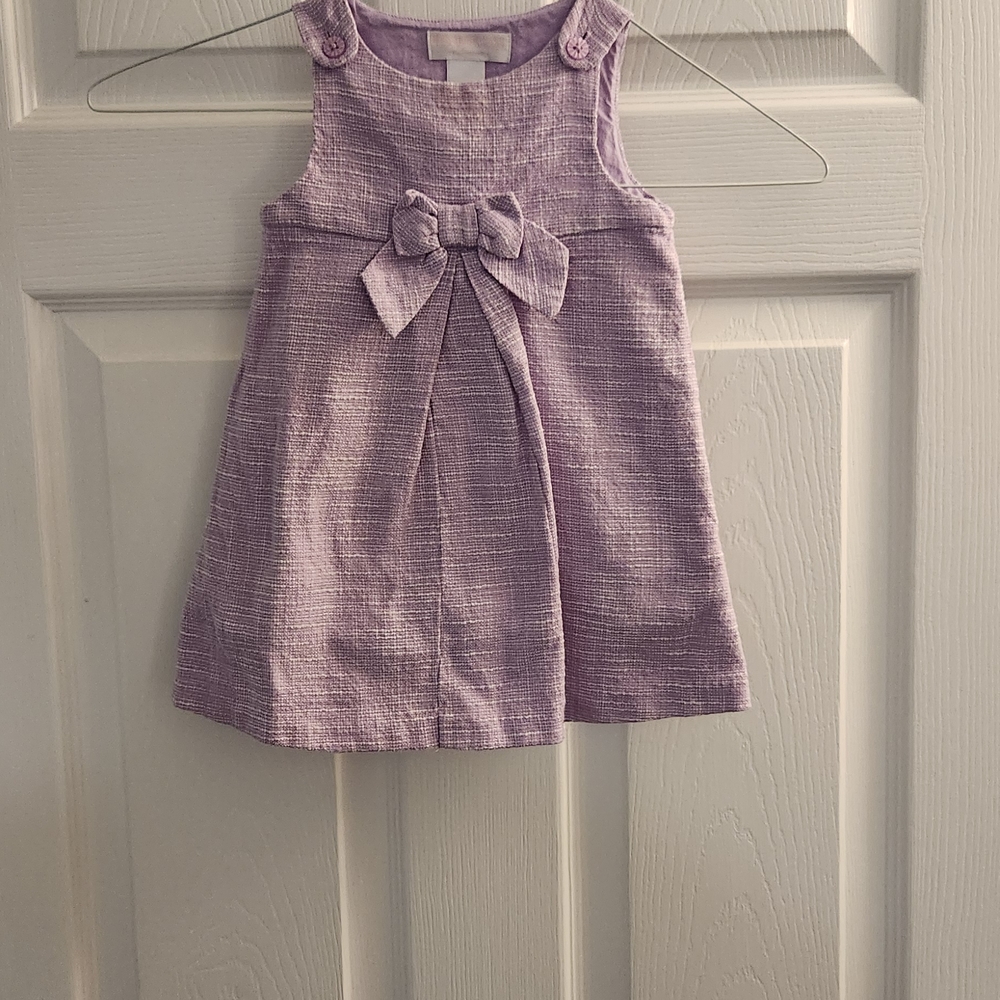 Janie and Jack Lilac Bow Dress